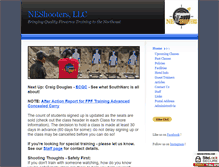 Tablet Screenshot of neshooters.com